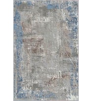 Eliana Home Baskılı, Yıkanabilir Kaymaz Taban Salon Halısı LNA0502 100x150 cm (Mavi)