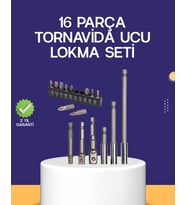 Northcity 16 Parça Profesyonel Vidalama ve Tamir Seti - Adaptörler ve Manyetik Uçlar İçerir