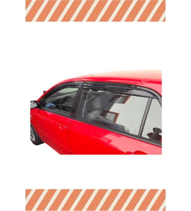 Toyota Corolla Hb 2001-2007 4'lü Mügen Tip Cam Rüzgarlığı