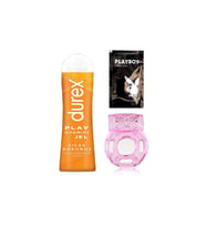 Durex Play Sıcak Dokunuşlar  Uyarıcılı Jel 100 ml + Penisinize Titreşimli Halka - Penisyüzüğü + Hediye