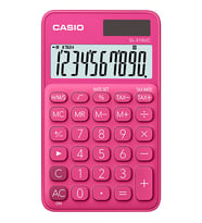 Casio SL-310UC-RD Cep Tipi 10 Hane Koyu Pembe Hesap Makinesi
