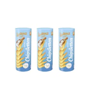Lorenz Chipsletten Sea Salt Patates Cipsi 100 G x3  Hafif Tuzlu Çıtır Cips Seti
