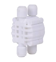 Su Arıtma Shut Off Valf 4 Dört Yollu Şatof Vana Quick 1/4 inç