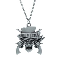 Guns'n Roses  Zincir Kolye - Gümüş Kaplama - Erkek Kadın Kolye - Kod:1070