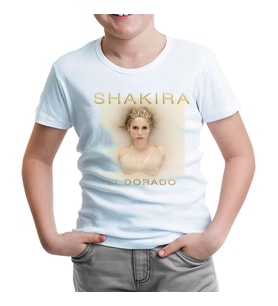 Shakira - Nada Beyaz Çocuk Tshirt