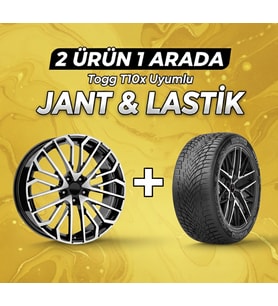 Togg T10x Uyumlu Momo235/50R19 Kış Lastiği 4 Adet Yılı:2025+DY1649 BD 19" Jant 4 Adet