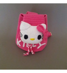 Hello Kitty Amigurumi Organik Çanta