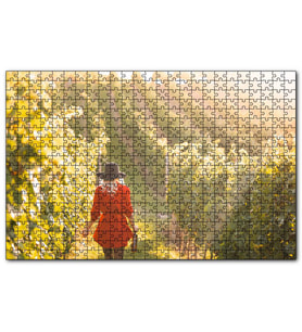 Cakapuzzle Şarap Üreticisi Kadın Üzüm Bağları 120 Parça Puzzle Yapboz MDF(Ahşap)