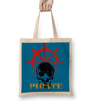 Piratas Korsanlar Bez Çanta Uzun Saplı