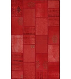 Eko Halı Alaçatı ALC 01 Red El Dokuma Patchwork Halı (Açık Kırmızı)
