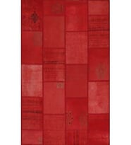 Eko Halı Alaçatı ALC 01 Red El Dokuma Patchwork Halı (Açık Kırmızı)