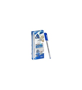 Pensan Tükenmez Kalem Triball 1.0 MM Bilye Uç Mavi 12 Li 1003