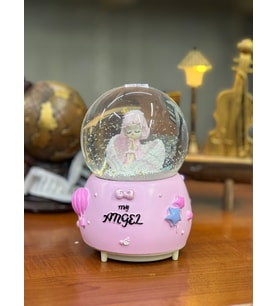 Melek Küresi Mega Boy Tam Otomatik Işıklı Müzikli Püskürtmeli - Pil Hediyeli