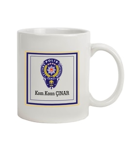 İsme Özel Kupa Bardak - Polis