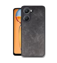 Vivo Y18 Kılıf Aras Deri Kapak - Siyah