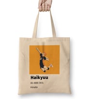Karasuno High Haikyuu Volleyball Team Pantone Bez Çanta Uzun Saplı