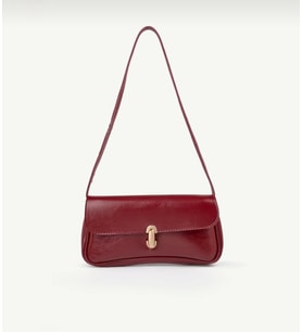 Bordo Vintage Model El ve Omuz Çantası