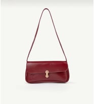 Bordo Vintage Model El ve Omuz Çantası