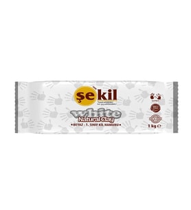 ŞEKİL VK1000KHV SERAMİK HAMURU BEYAZ 1000GR.
