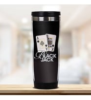 Black Jack Temalı Termos Bardak