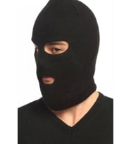 Kışlık Polar Balaklava Maske Orlon Kar Maskesi Koruyucu Yüz (Siyah)