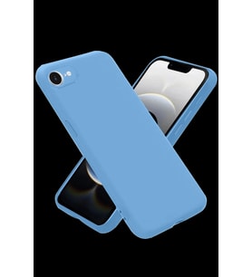 Pilelistore   iPhone 16E Kılıf First Silikon - Mavi