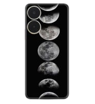 Realme C55 Kılıf Resimli Desenli Baskılı Silikon Great Moons 1354