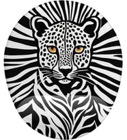 Leopar Desenli Bilek Destekli Mouse Pad