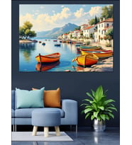 Golden Gate Köprüsü Çizimi Dekoratif Kanvas - Mdf Ahşap Tablo