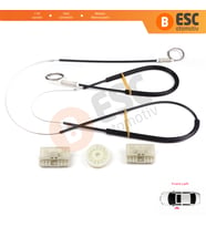 Audi A6 C6 S6 4F 4F2 4F5 2004-2011 4/5 Kapı 4F0837461 İçin Elektrikli Ön Sol Cam Kriko Tamir Seti