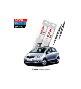 Toyota Yaris 2009 Model Silecek Takımı Bosch Eco (telli)