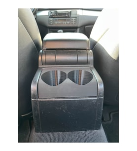 BMW E46 uyumlu arka küllük bardaklığı (siyah)