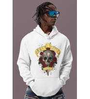 Tasarım Guns N' Roses Rock Metal Baskılı Unisex Oversize Müzik Grubu Hoodie