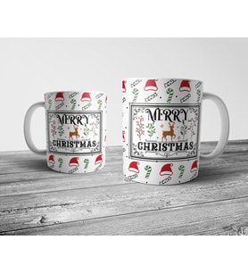 Pixxa Yılbaşı Noel Christmas Yeni Yıl Kupa Bardak Model 2