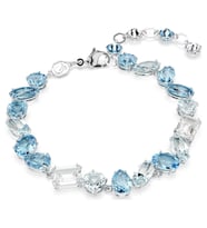 Monemel Swarovski  Taşlı Mavi   Bileklik (Altın Kaplama)