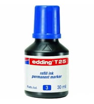 Edding T25 Permanent Marker Mürekkebi 30 ml. MAVİ 