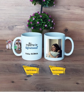 Matematik Öğretmeni Kupa Bardak Beyaz Fotoğraflı Matematik Öğretmenine Hediye