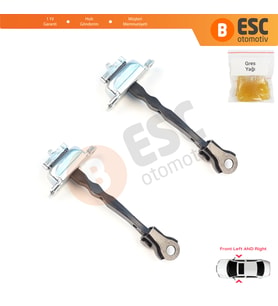Nissan Qashqai MK1 J10 2006-2014 80430JD000 İçin 2 Adet Ön Sağ VE Sol Kapı Gergisi