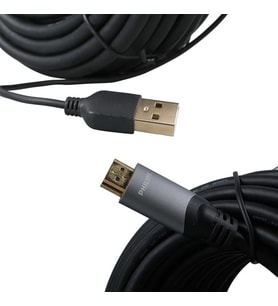 Philips SWL6122B/93 4K 60 Hz 15 Metre Usb Güç Kablolu HDMI Görüntü Kablosu