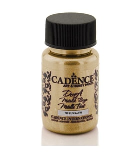 Cadence Dora Metalik Boya 50 ml. 198 Kum Altın 