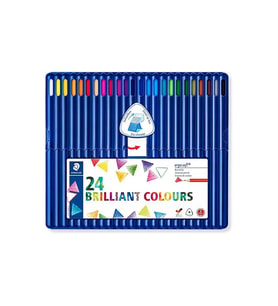 Staedtler Ergosoft Üçgen Kuru Boya Kalemi 24lü 157 SB24