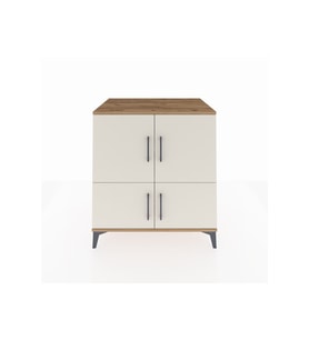 Kronos Şifonyer 3 Raflı 4 Kapaklı 88x59x96 Çam-Aytaşı