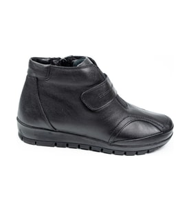 Scavia 572 Anatomic Hakiki Kadın Deri Bot (Siyah)