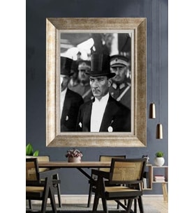 Gümüş Çerçeveli Atatürk Tablo za277