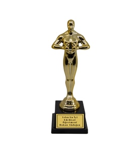 Yılın En İyi Edebiyat Öğretmeni Tasarımlı Oscar Ödülü