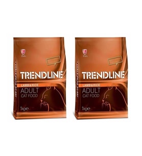 Trendline Kuzu Etli Yetişkin Kedi Maması 1 Kg 2'Li Set