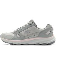 Skechers Ridge Oak-Gateway Leather Memory Foam Trail Womens Outdoor Shoes Hakiki Deri Hafızalı Taban Kadın Doğa Yürüyüş Ayakkabısı Gri