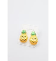Northcity Mineli Ananas Küpe - Altın