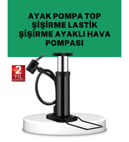 Çok Amaçlı Ayak Pompası Dayanıklı Pratik Hava Pompası