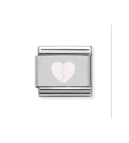 İTALYAN BİLEKLİK KALP CHARM ÇELİK 1 CM 9 MM LÜTFEN GÖRSELDEKİ AÇIKLAMAYABAKINIZ fmaccesories (Çok Renkli)